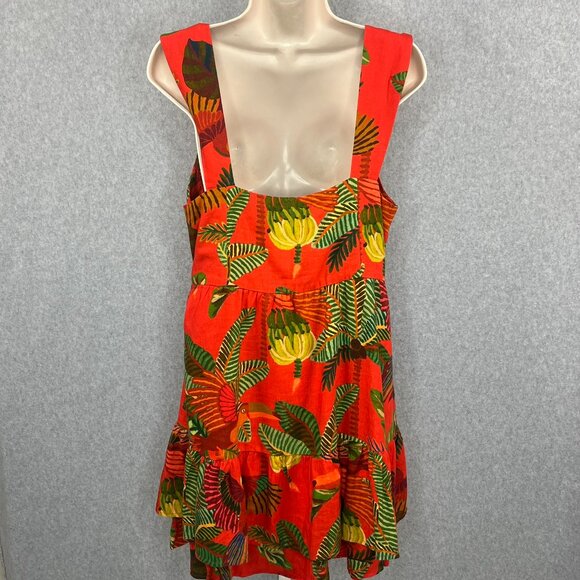 FARM Rio Red Tropical Mini Dress - Picture 5 of 15